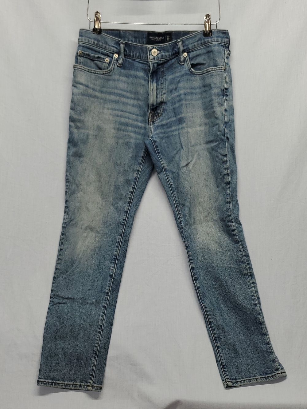 Abercrombie & Fitch Washed Blue Slim Jeans #416
